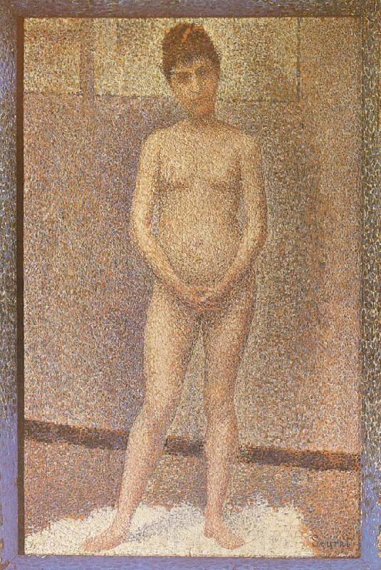 Georges Seurat A standing position of the Obverse Germany oil painting art